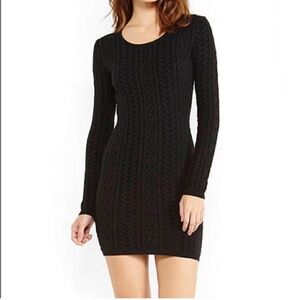 ‼️MOVING‼️ Black Sweater Dress Sz. Small. Matty M. Bodycon Fitted. EUC